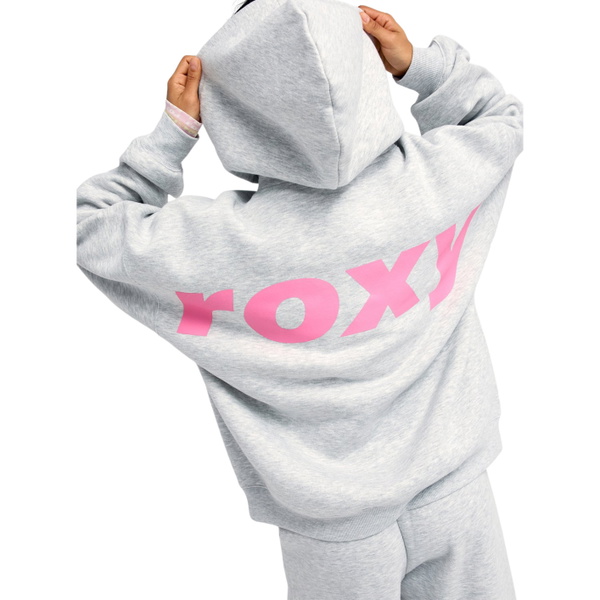 2026 Roxy Frauen Surfpuppe Hoodie ERJFT05144 - Light Grey Heather
